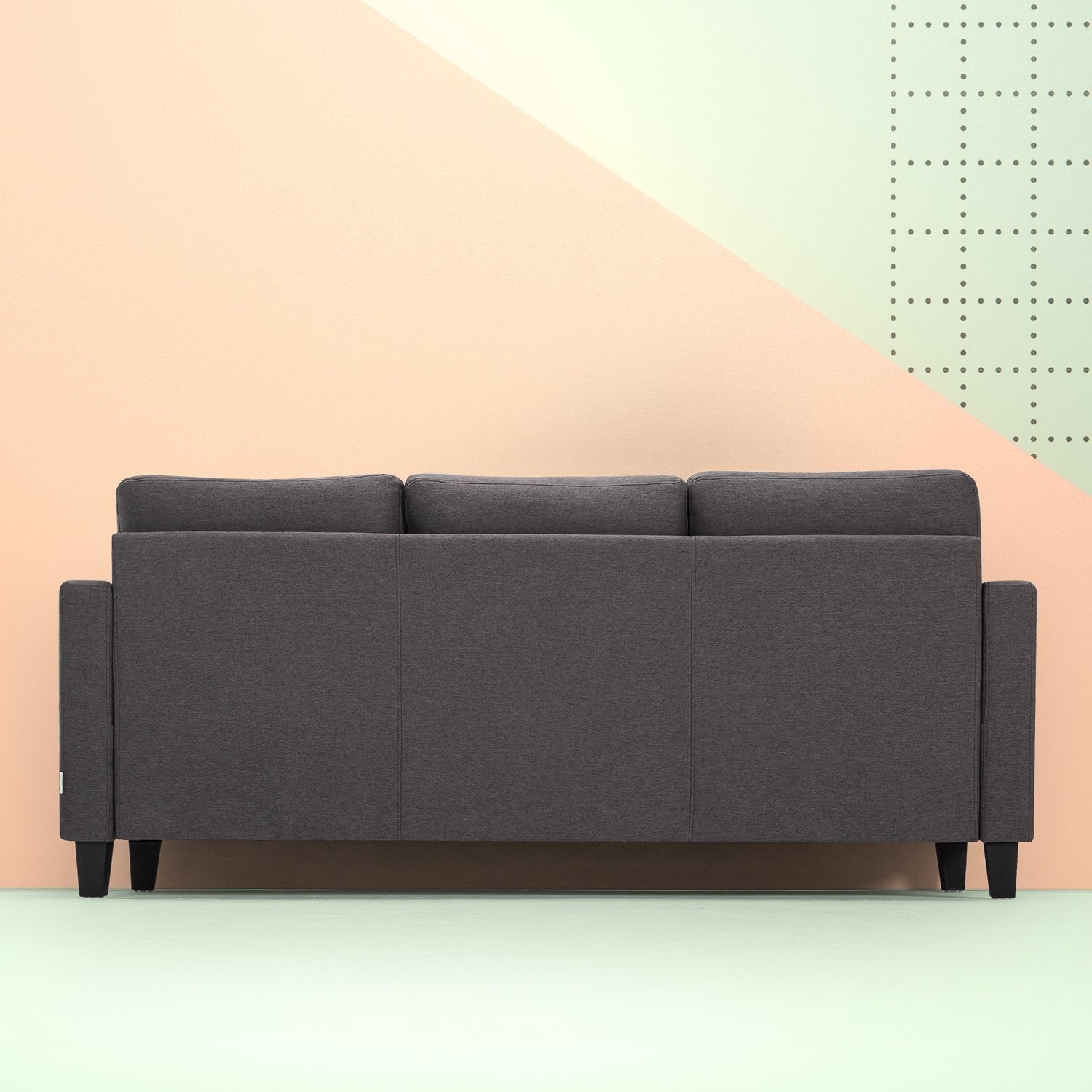Steel Grey Modern Sofa