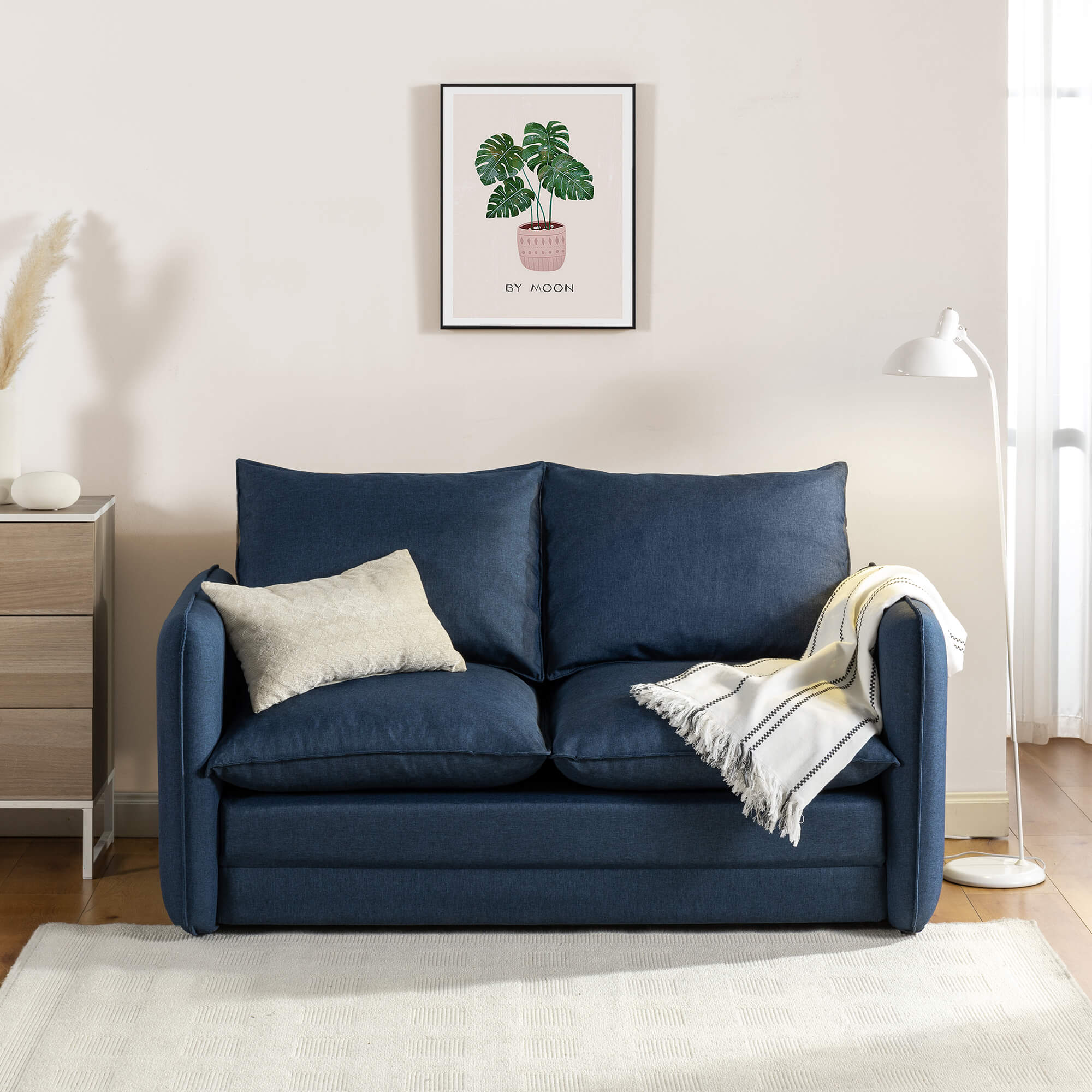 cody sleeper sofa in navy