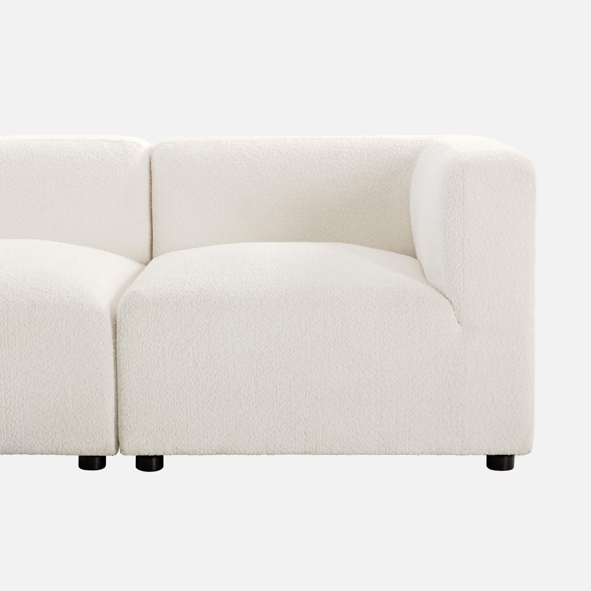 luca reversible sofa in boucle