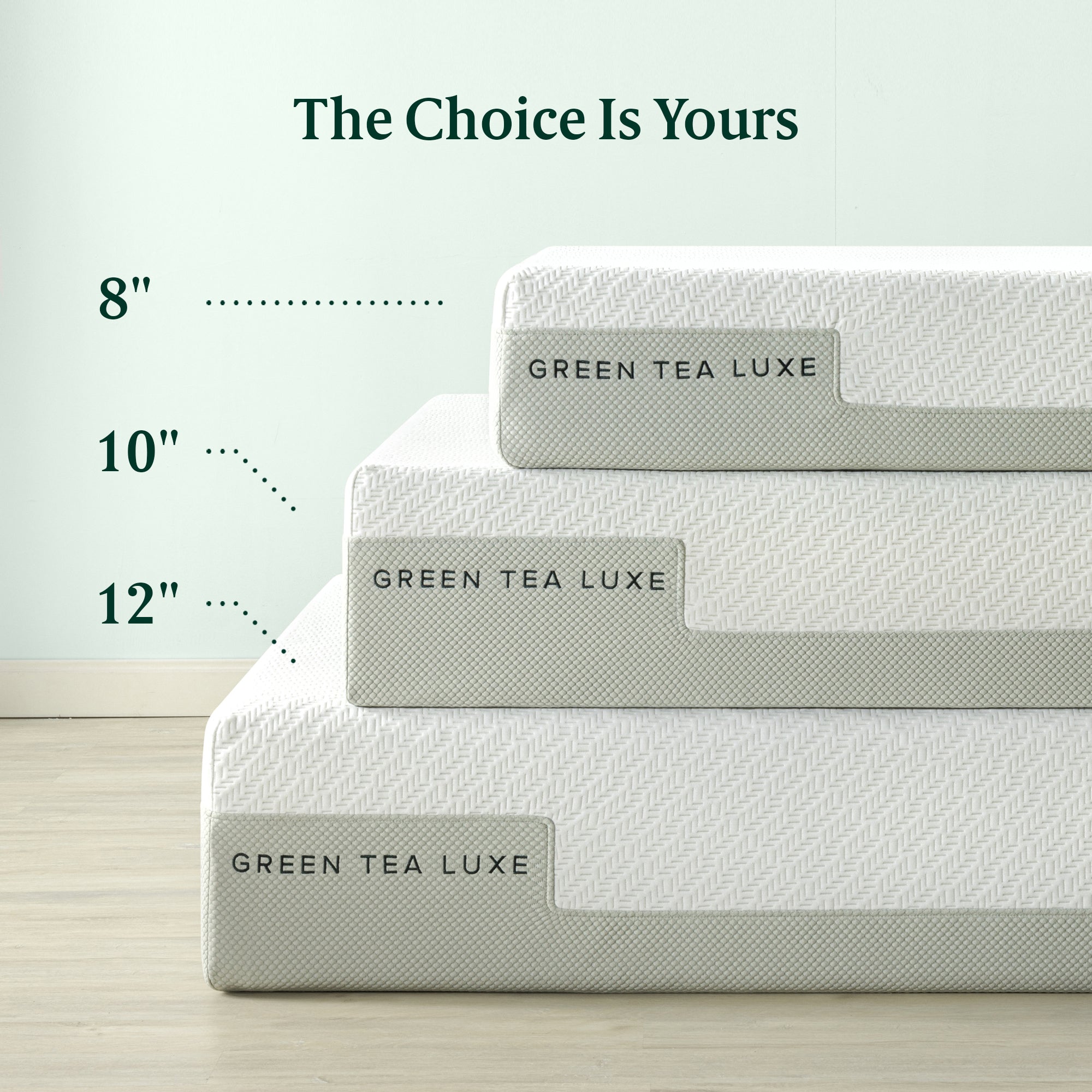 Green Tea Luxe Memory Foam Mattress