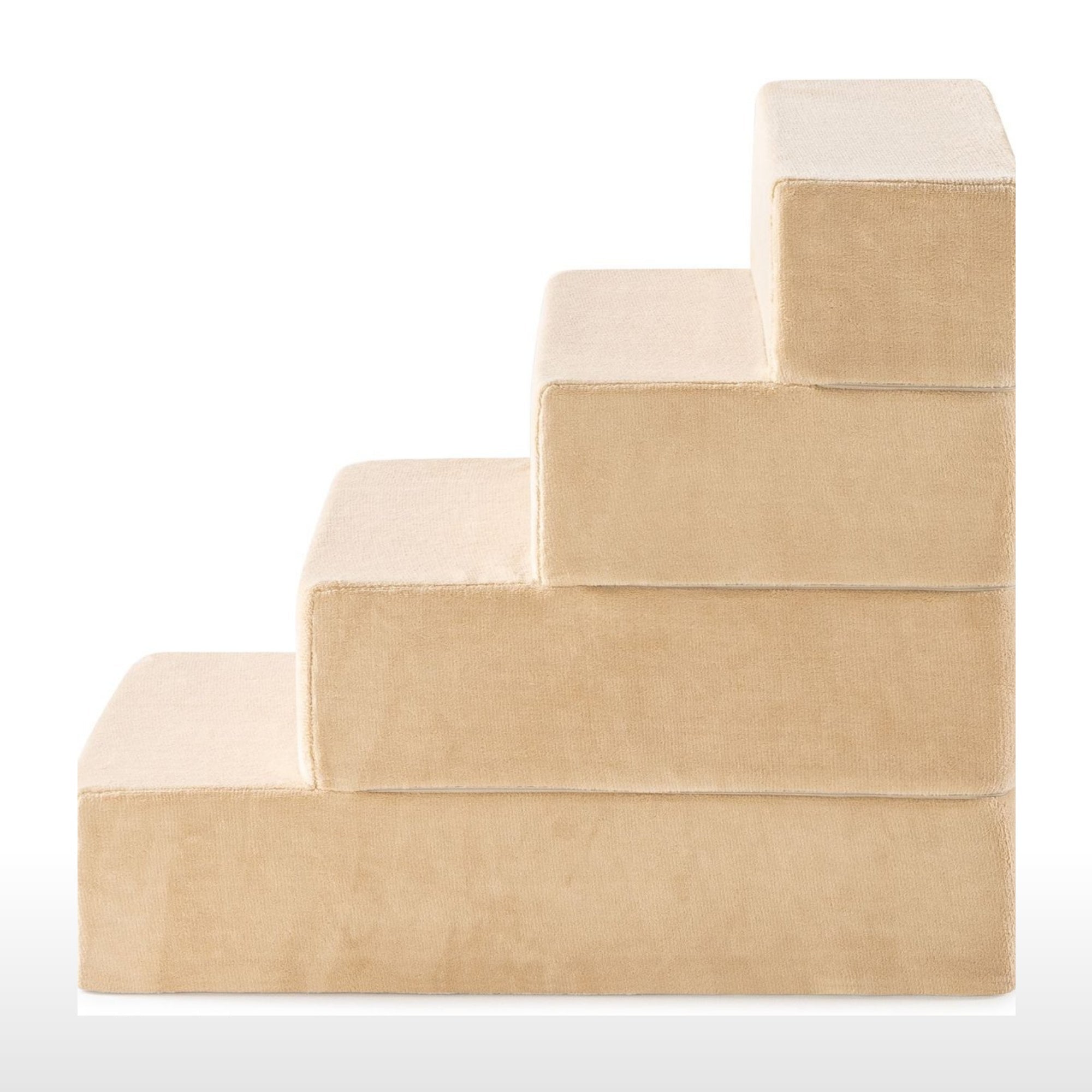 Foam 13â-24â Comfort Pet Stairs, Cream