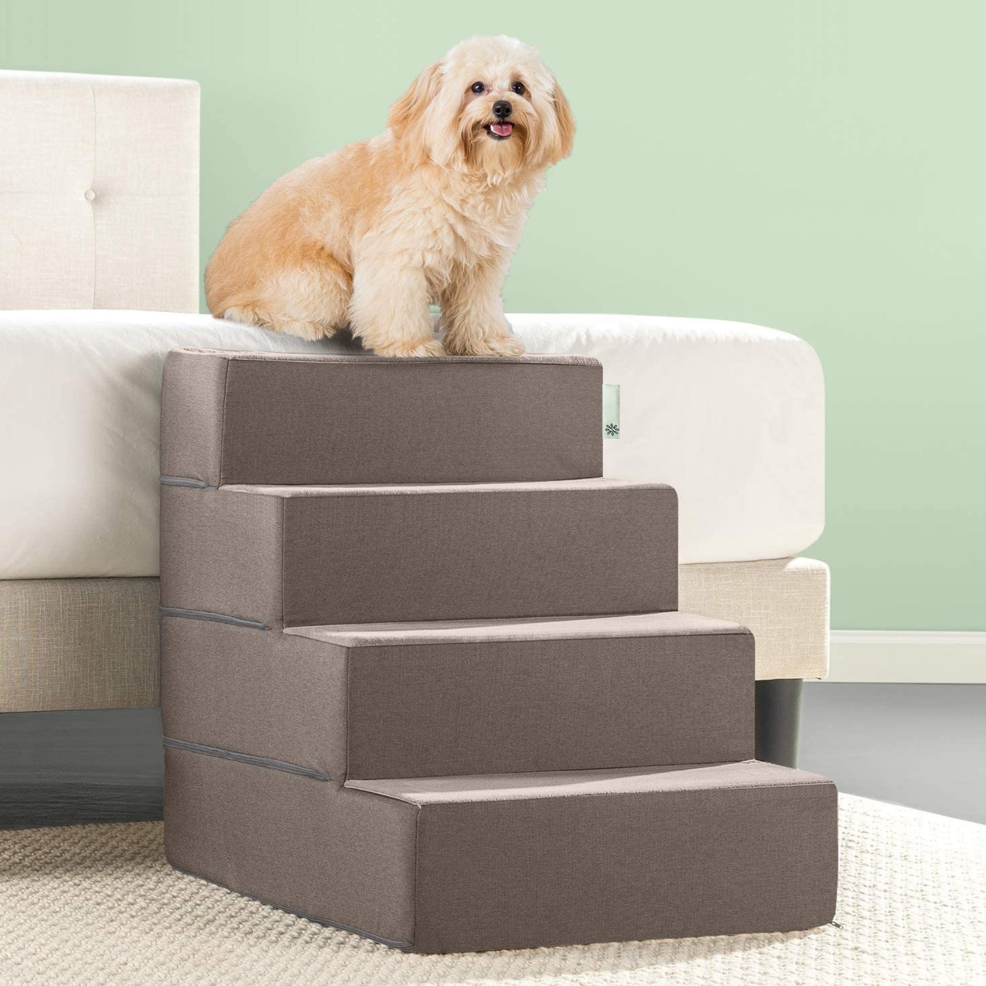 Foam 13”-24” Easy Pet Stairs, Sand