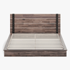 Brock Metal and Wood Platform Bed Frame