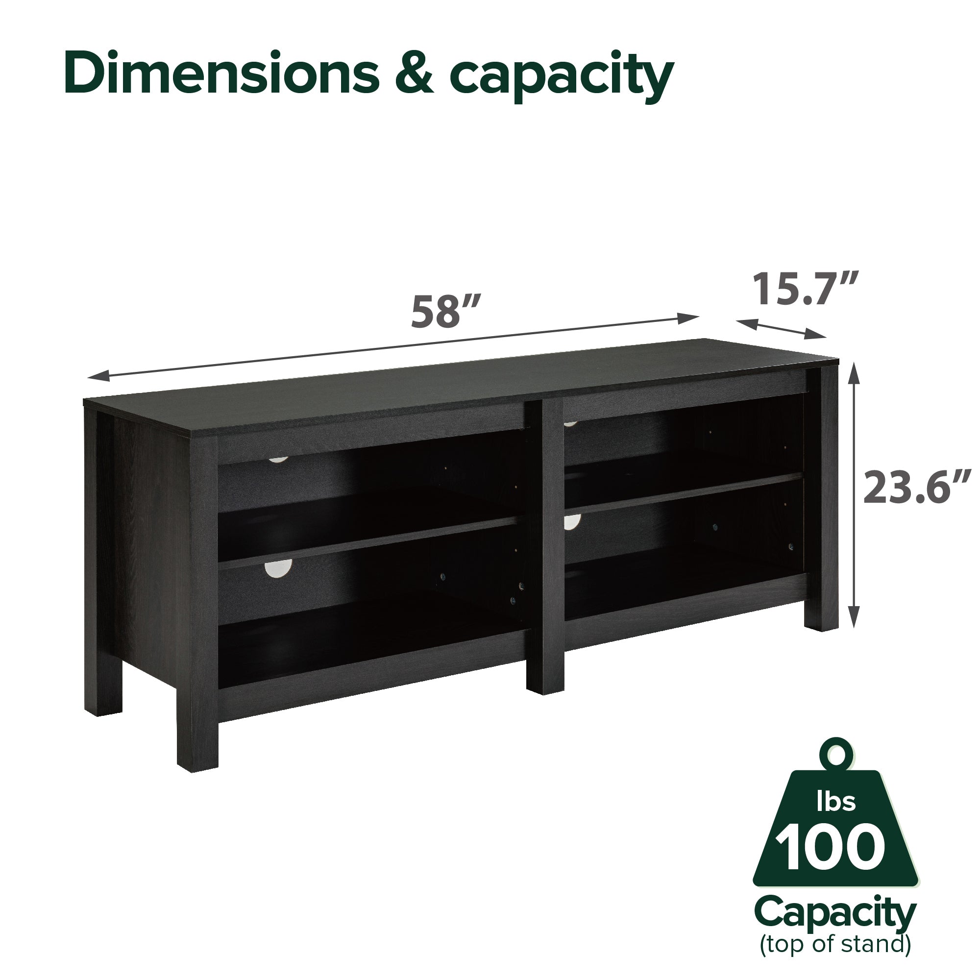 Camden TV Stand for TVs up to 65â