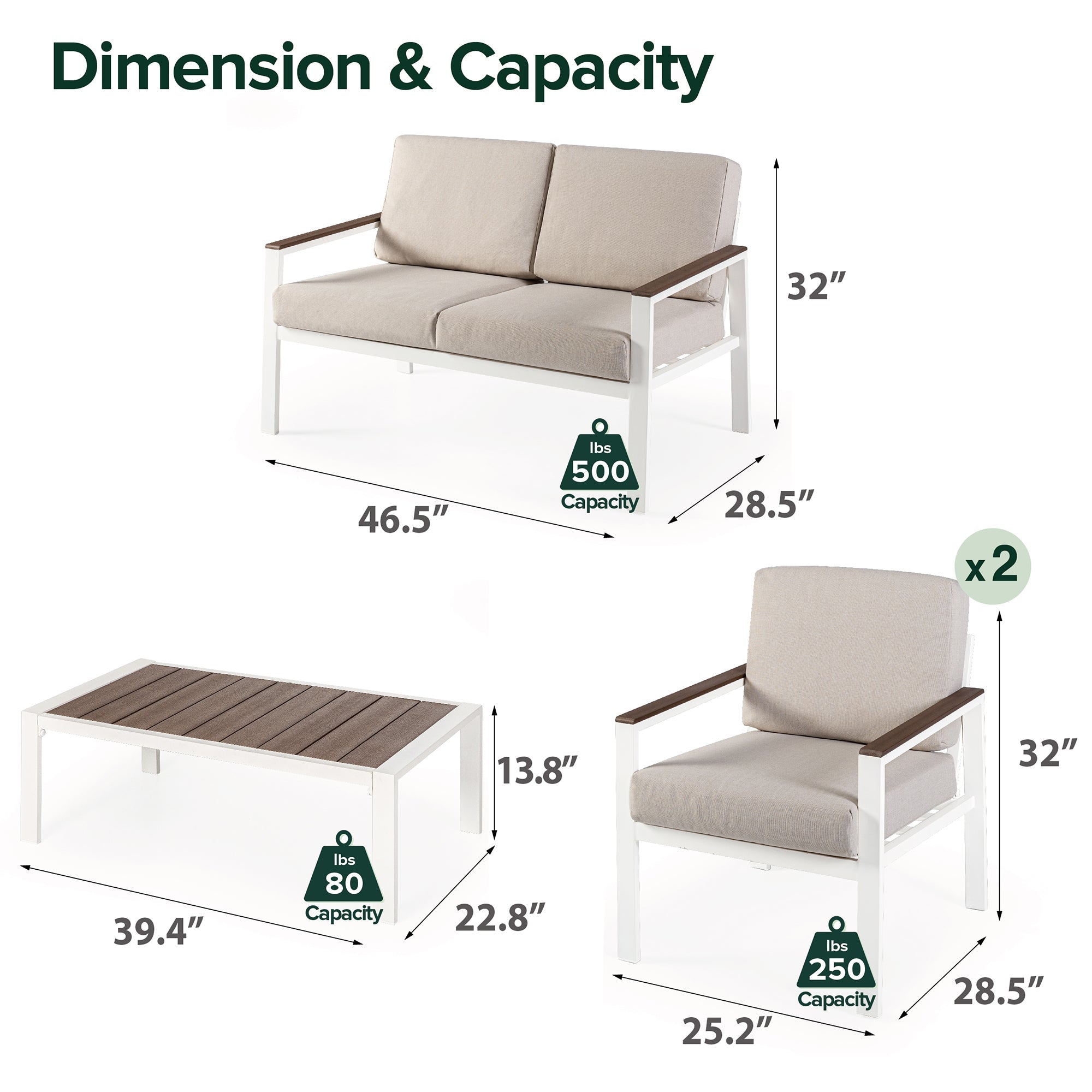 Dillon Outdoor Conversation Set