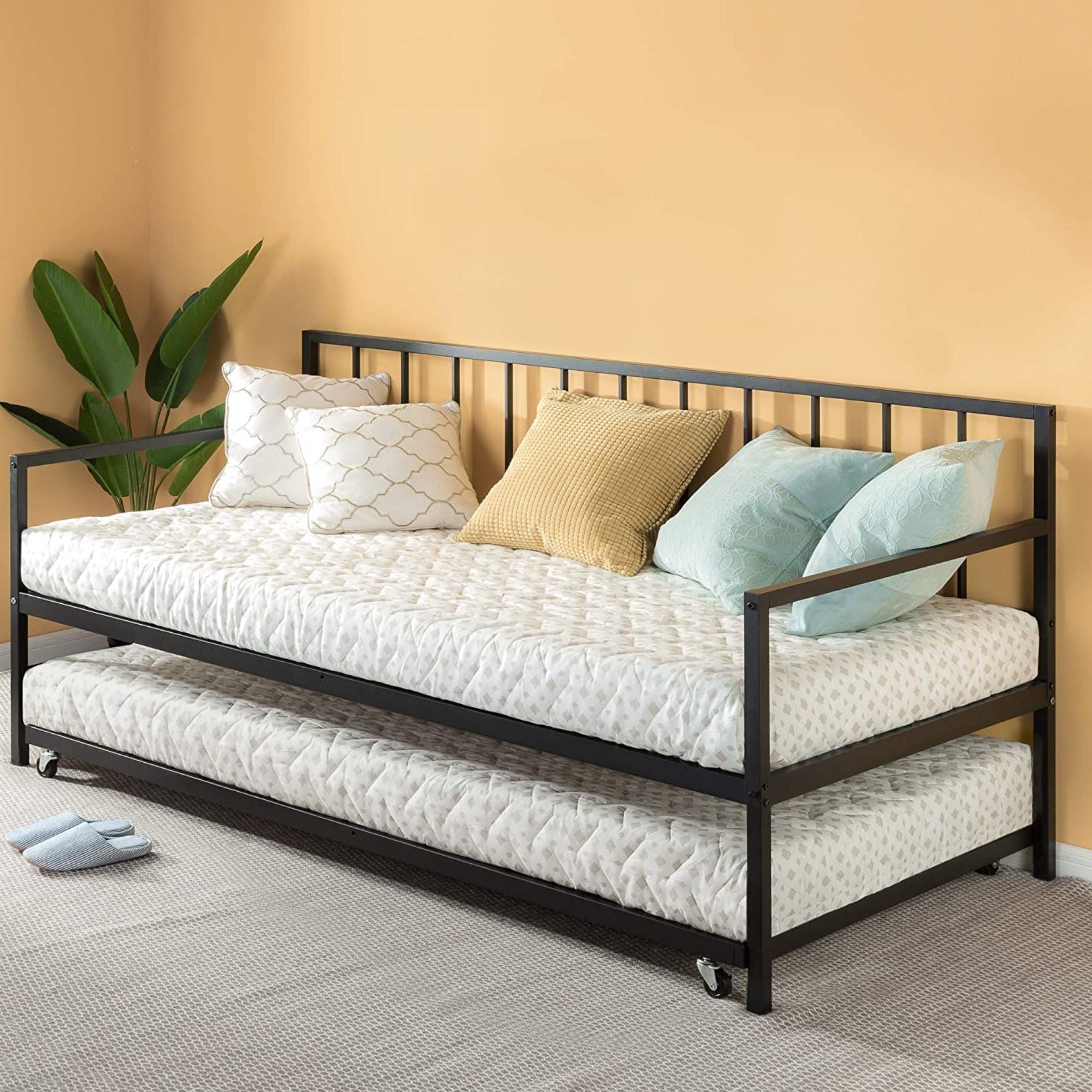 Eden Metal Daybed with Trundle