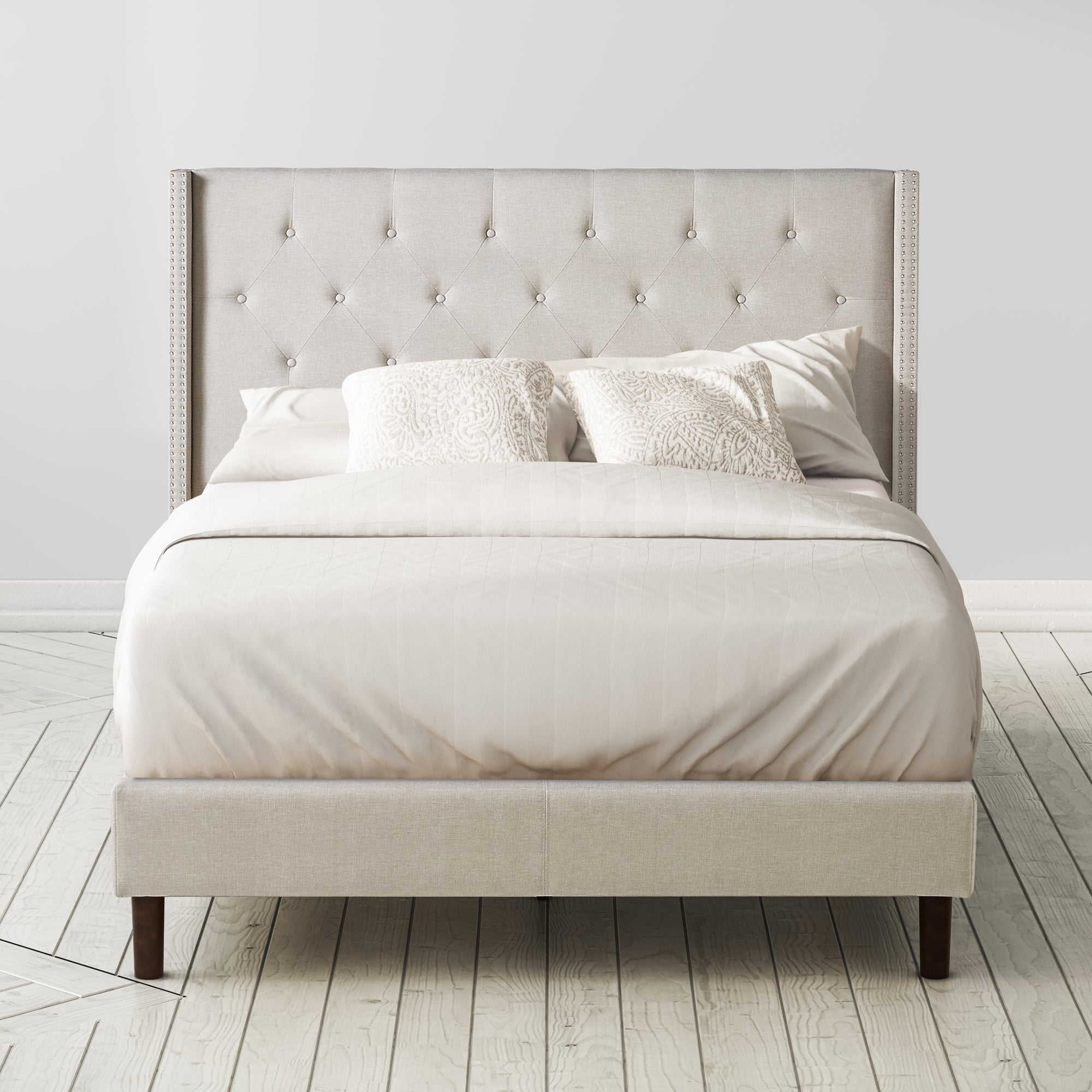 Annette Upholstered Platform Bed Frame