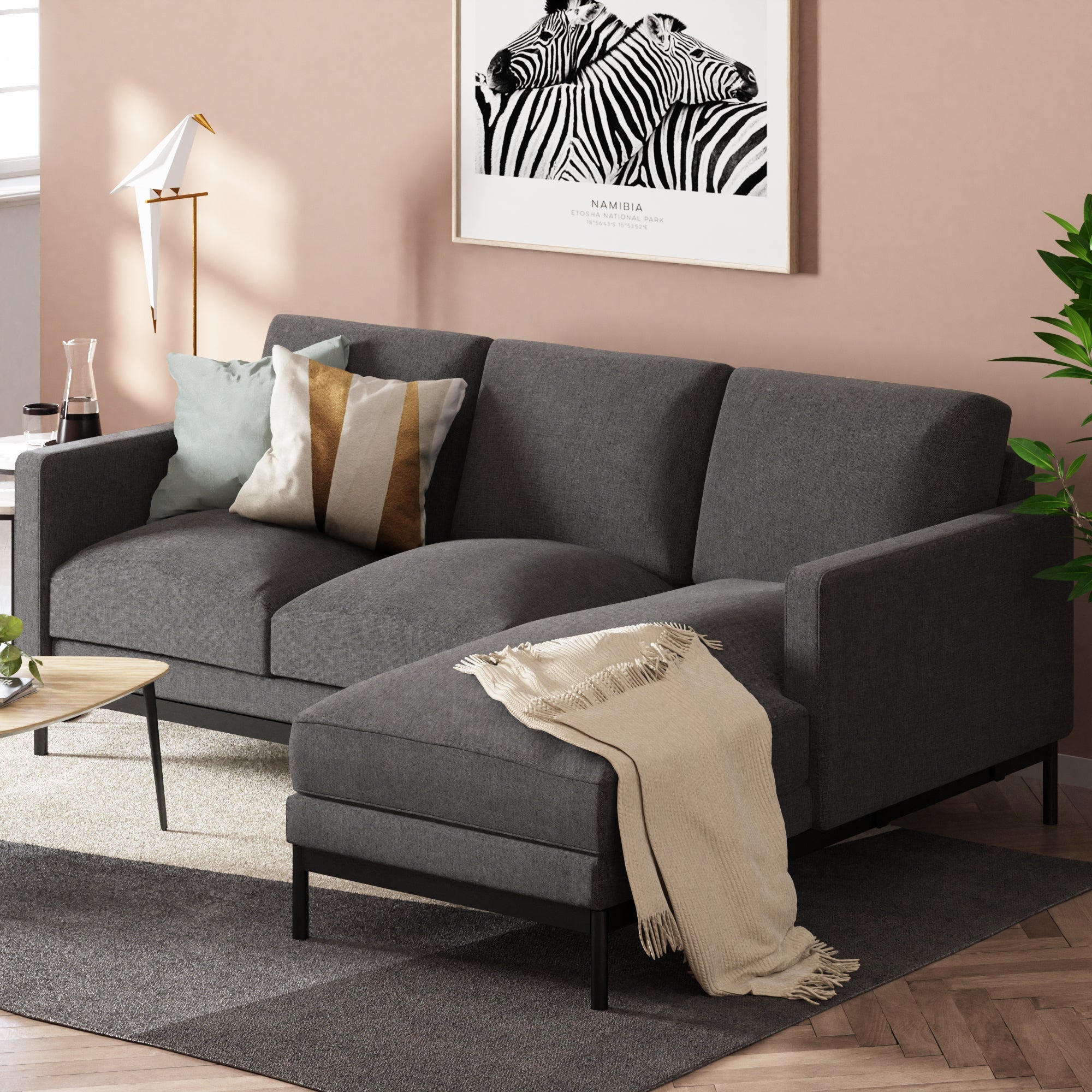 Logan Reversible Chaise Sectional