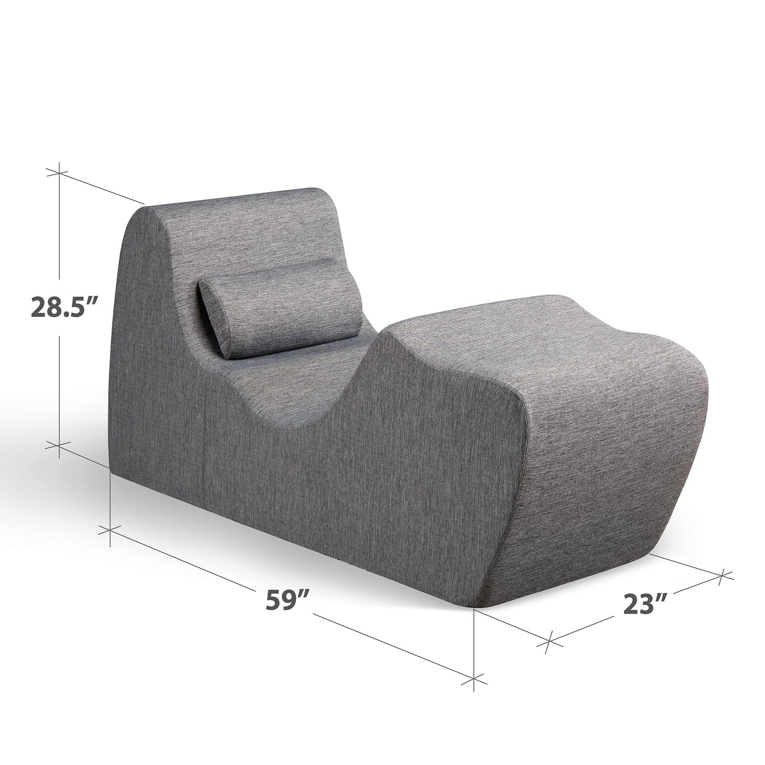 Lotus Zero Gravity Chaise Lounger dimensions