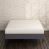 Upholstered Metal Box Spring with Wood Slats 7.5 inch