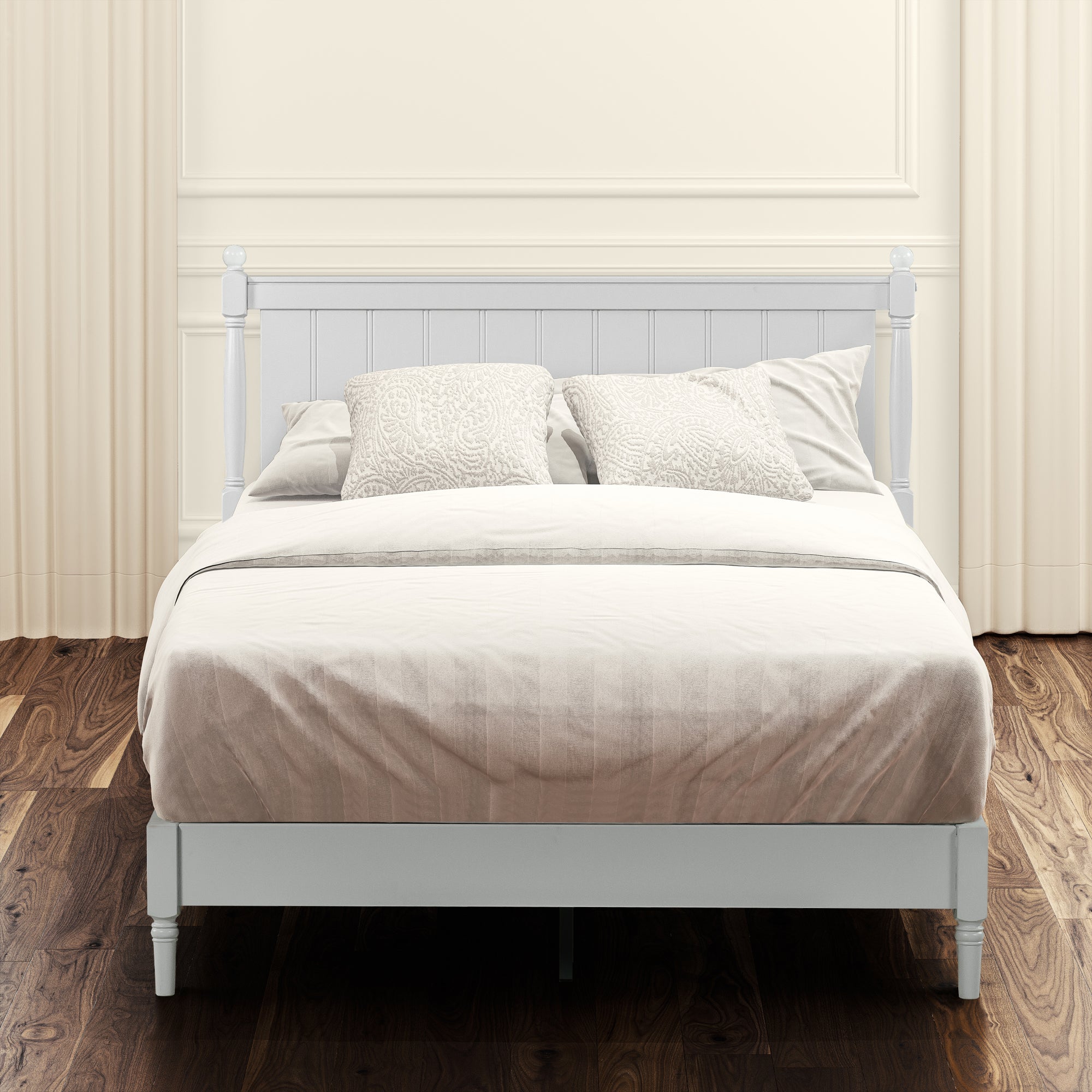 Provence Wood Platform Bed Frame