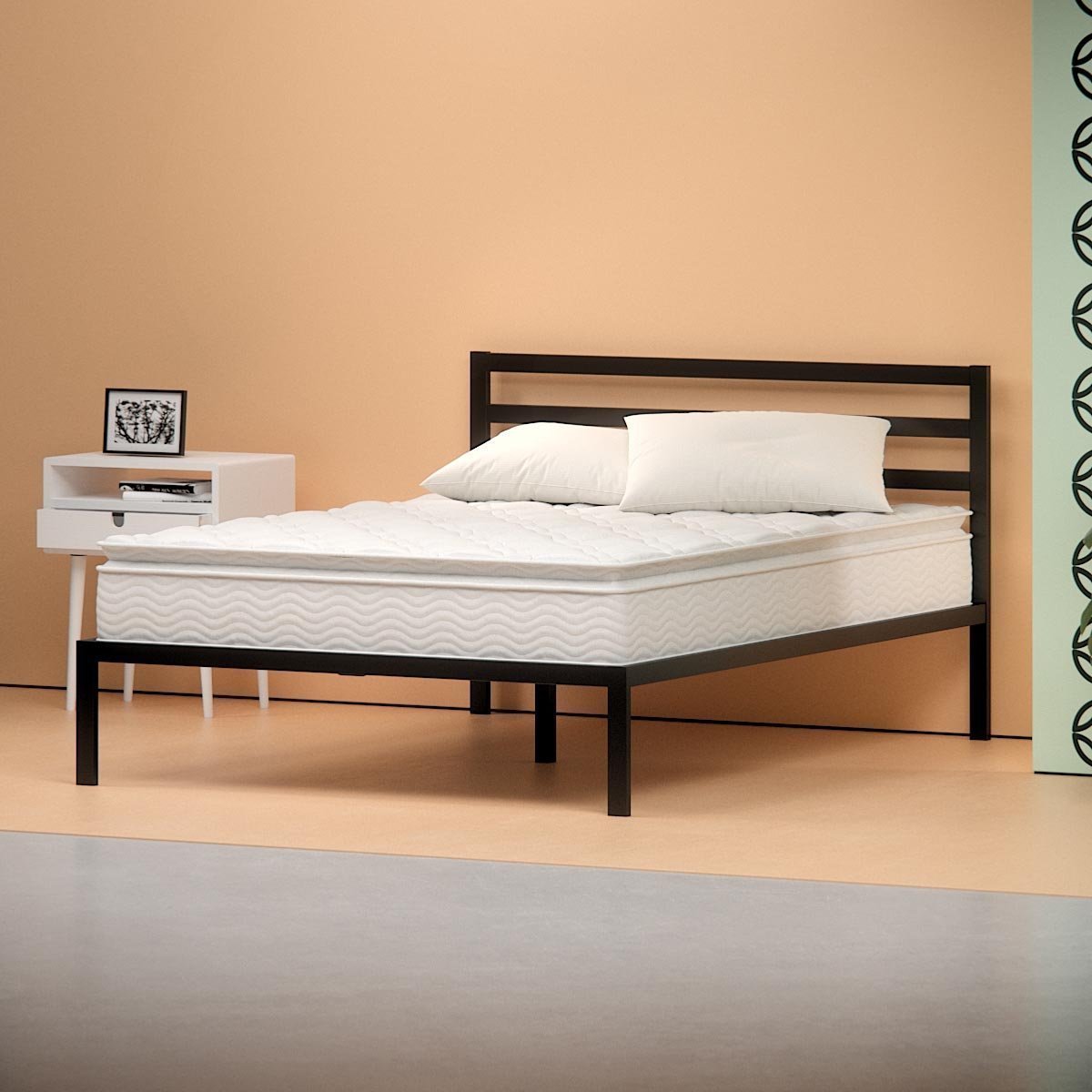 Pressure Relief Pocketed iCoil® Spring Mattress - angle shot