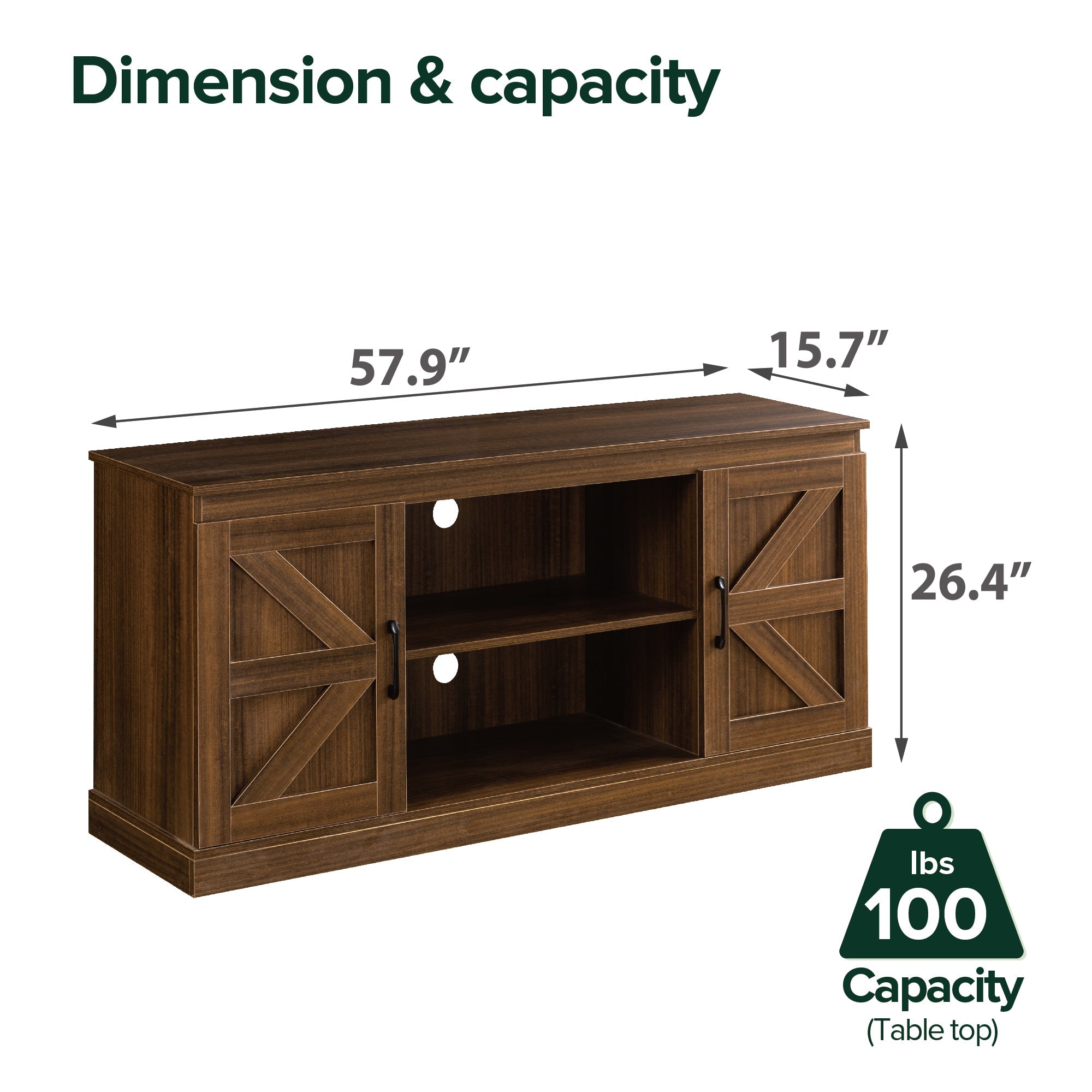 Wade TV Stand for TVs up to 65â