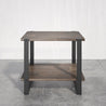 Brock Metal and Wood Side Table