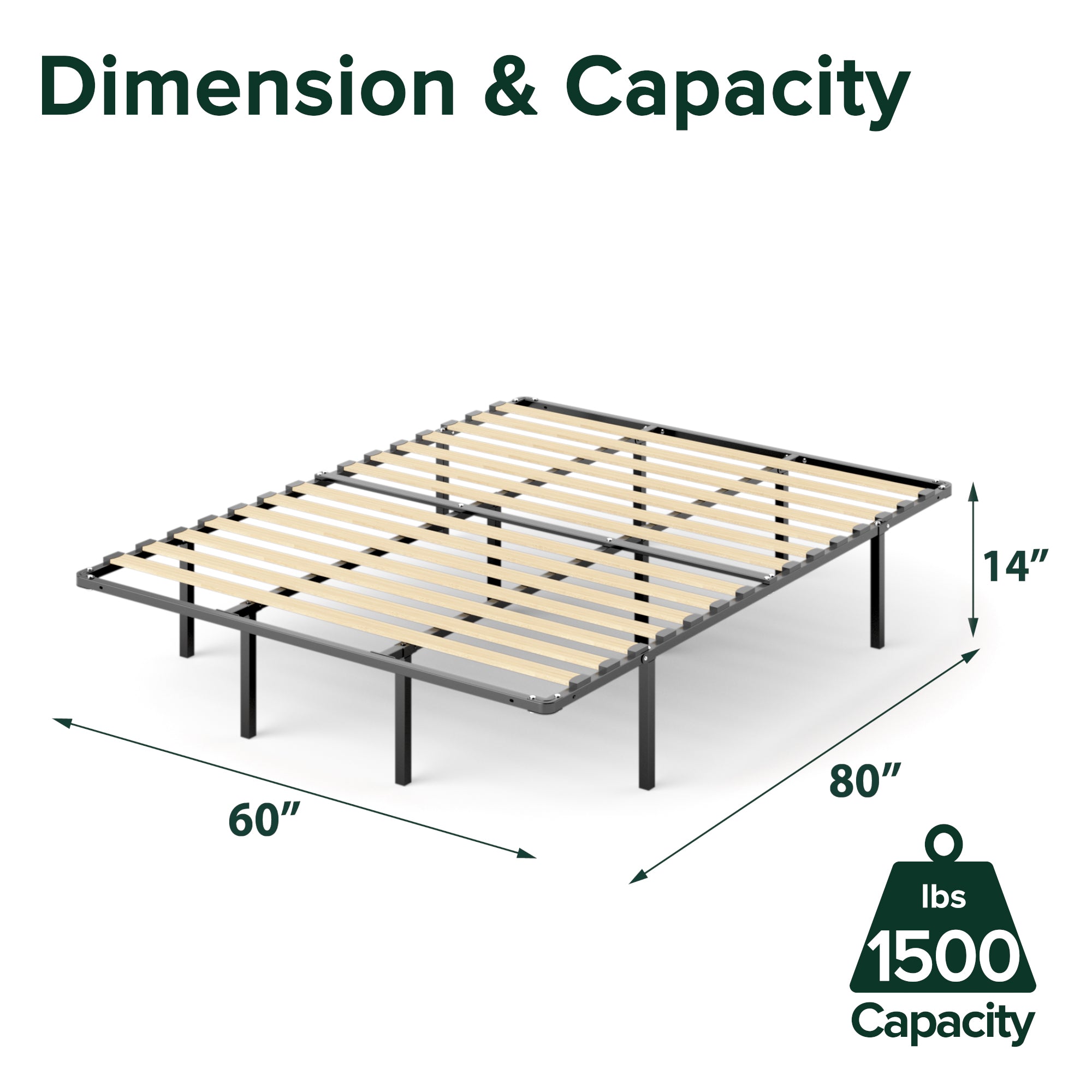 SmartbaseÂ® Euro Slats Mattress Foundation