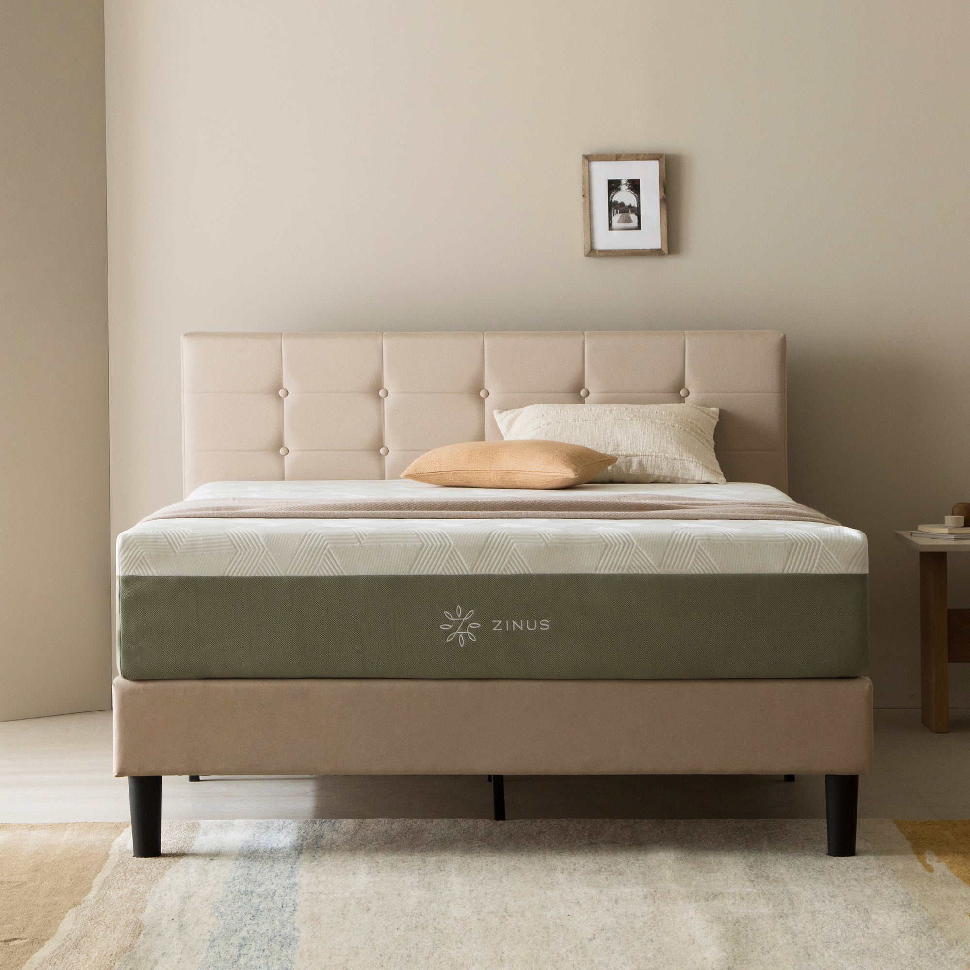 Cooling Memory Foam Mattress with Antimicrobial Cover